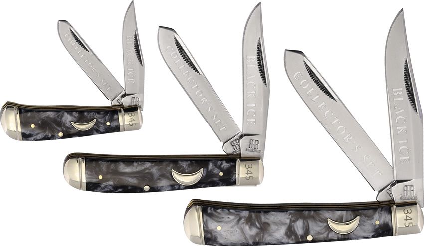 Rough Rider Black Ice Trapper Collectors Set-RR2691