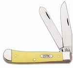Case XX Yellow 3254 SS Trapper Pocket Knife