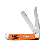 Case XX Gone Fishin' Orange Synthetic 4207 Mini Trapper