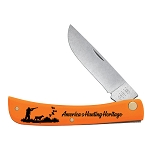 Case XX Americas Hunting Heritage Quail Hunter Orange Synthetic 4137 Sodbuster Jr