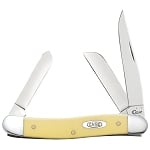 Case XX Yellow Synthetic Smooth Carbon Steel Medium Stockman 