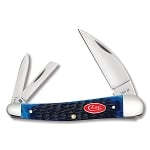 Case XX Navy Blue Rogers Bone 6355WH Seahorse Whittler