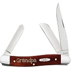 Case XX Grandpa Smooth Chestnut Bone 6318 Stockman