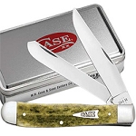 Case XX Olive Green Smooth Bone 6254 Trapper