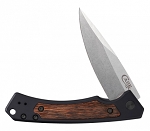 Case XX Black Anodized Aluminum with Walnut Wood Inlay Marilla S35VN Framelock