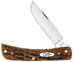 Case XX Amber Bone Carbon Steel 6137 Sodbuster Jr 