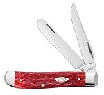 Case XX Red Bone Carbon Steel 6207 Mini Trapper