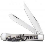 Case XX War Series WWII Natural Bone Trapper 6254 Pocket Knife