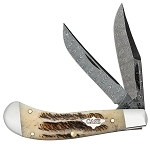 Case XX Vintage Bone Tony Bose Damascus TB62110 Saddlehorn