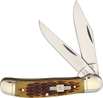 Rough Rider Amber Jigged Bone Copperhead