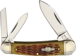 Rough Rider Amber Jigged Bone Whittler