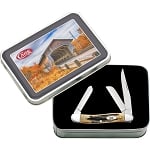 Case XX Bonestag 6.5318 Stockman Covered Bridge Tin
