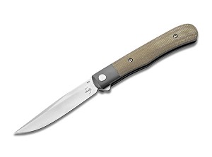 Boker Plus Grey Micarta Modern Trapper Uno 