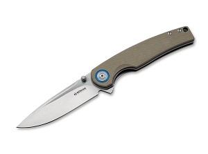Boker Magnum Gray Micarta Rekin EDC Pocket Knife  