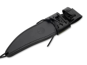  Boker Black Leather Fixed Blade Sheath 