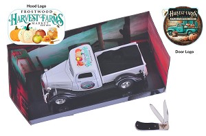 Frost Cutlery Harvest Farms Ford 1:24 Diecast Truck and Knife 