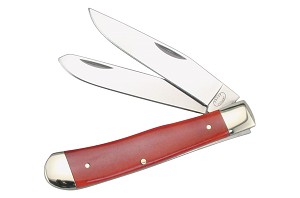 Frost Cutlery Red Smooth Bone Trapper 