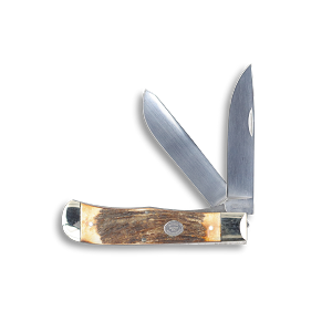 Moore Maker Sambar Stag Linerlock Trapper 