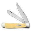 Case XX Yellow Synthetic 3254C Pocket Clip Trapper 