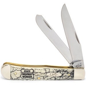 Case XX State Highway Worker Natural Bone 6254 Trapper 