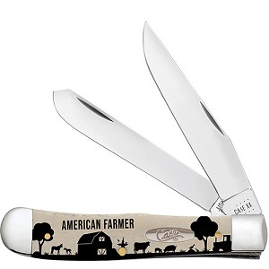 Case XX American Farmer Natural Bone 6254 Trapper 