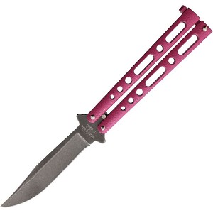 Bear and Son USA Balisong Pink Stonewash  