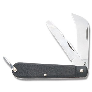 Bear and Son Black Zytel Electrician Pocket Knife 