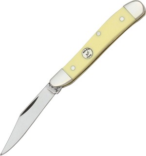 Bear and Son Yellow Synthetic Peanut Pocket Knife  