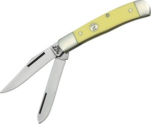 Bear and Son Yellow Synthetic Small Trapper Pocket Knife  