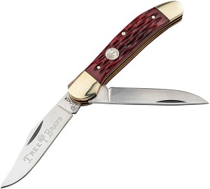 Boker Red Bone D2 Steel Copperhead 
