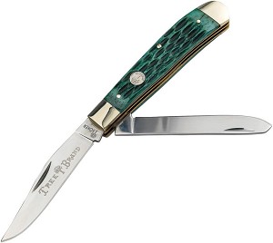 Boker Green Bone D2 Steel Trapper 