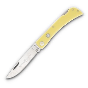 Boker D2 Steel Range Buster Lockback Yellow Synthetic Pocket Knife  