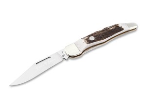 Boker Stag D2 Steel Lockback Folding Hunter 