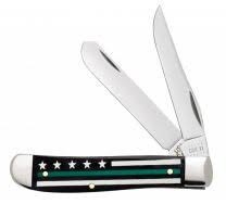 Case XX Smooth Bone Green Line Of Service 6207 Mini Trapper  
