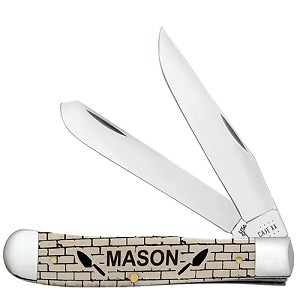 Case XX Smooth Natural Bone Mason 6254 Trapper  