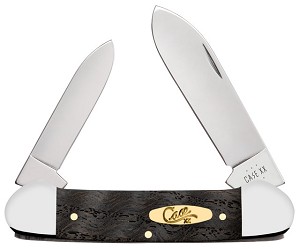 Case XX Black Curly Oak 72131 Canoe 