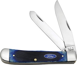 Case XX Ford Blue Bone Trapper Knife 