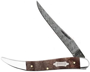 Case XX Maple Burl Wood Damascus 710094 Toothpick 