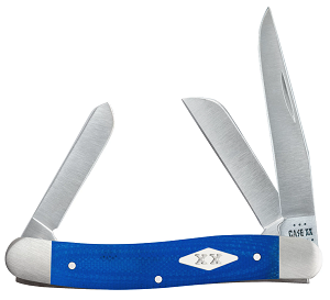 Case XX Blue G-10 Medium Stockman 