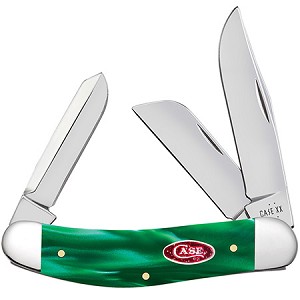 Case XX Green Pearl Kirinite Red Shield TB10339 Sowbelly  