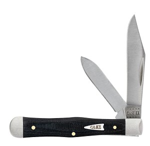 Case XX Black Micarta 10225-1/2 Small Coke Bottle 