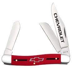 Case XX Chevrolet Red Synthetic Stockman Pocket Knife 