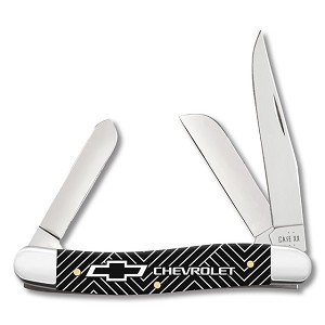  Case XX Chevrolet Smooth Black Synthetic 2318 Medium Stockman  