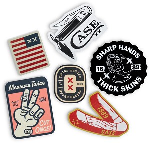 Case XX 6 Pack Sticker Collection 