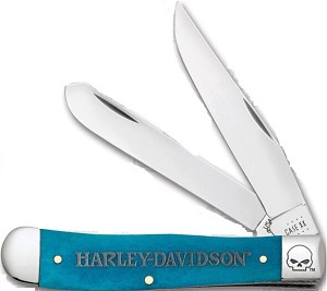 Case XX Harley David Blue Bone 6254 Trapper 