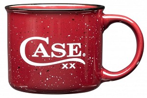 Case XX Red Ceramic Camping Coffee Mug 