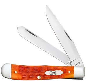 Case XX Tequila Sunrise Crandall Jigged Bone 6254 Trapper 
