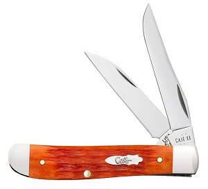 Case XX Tequila Sunrise Crandall Jigged Bone 6207 Mini Trapper 