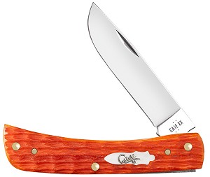 Case XX Tequila Sunrise Crandall Jigged Bone 6137 Sodbuster Jr 