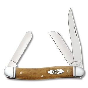  Case XX Medium Stockman 6318 Folding Knife Plain Antique Bone  